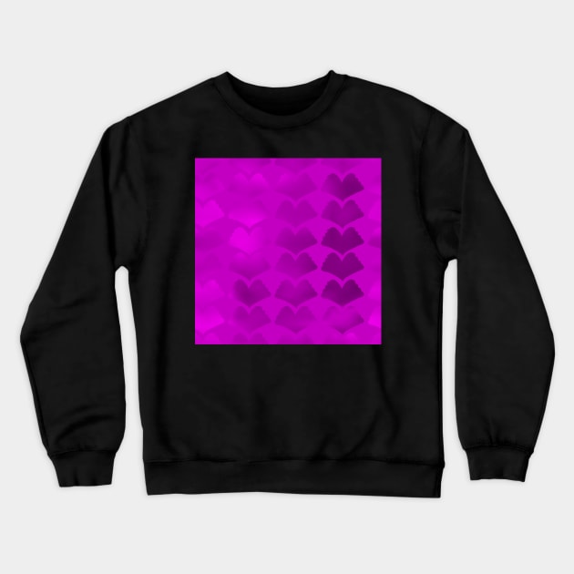 Jewel Ginkgo Single Hue Array Magenta 5748 Crewneck Sweatshirt by ArtticArlo